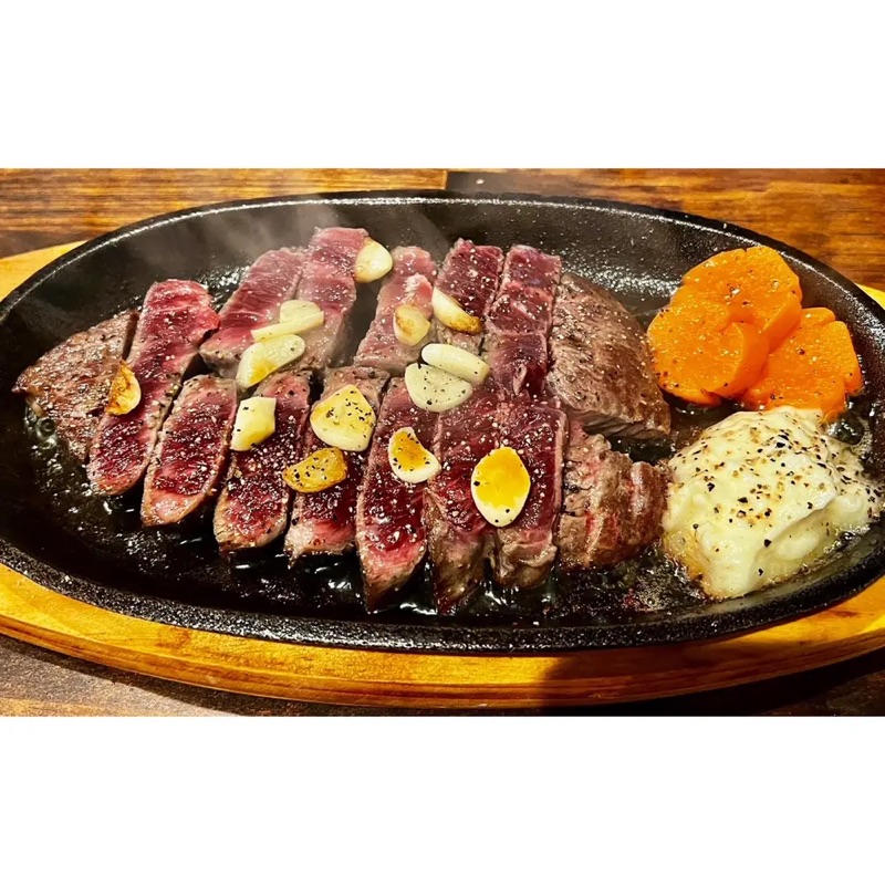 ステーキの一皿